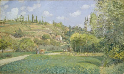 Ein Kuhhirte in Valhermeil, Auvers-sur-Oise